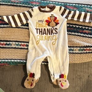 Thanksgiving Turkey Baby One Piece